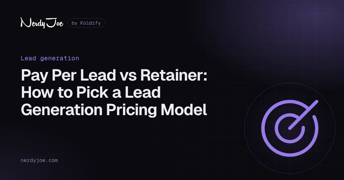 Blog lead generation pricing models