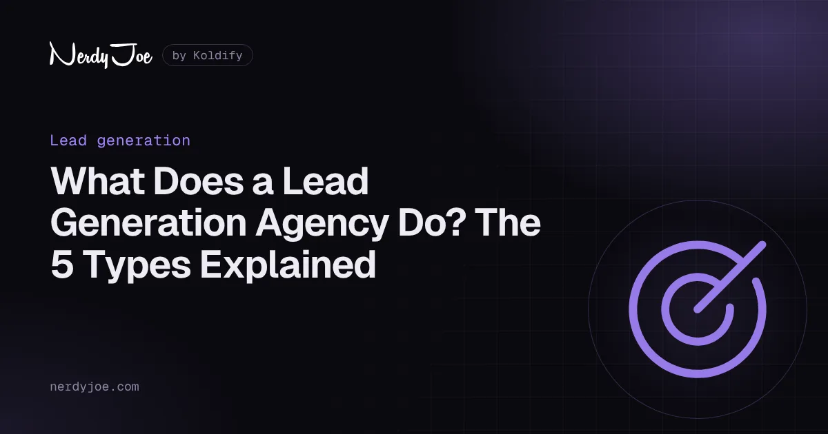 Blog what does a lead generation agency do