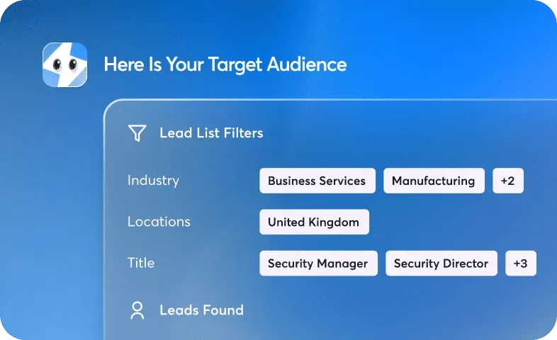 Instantly Copilot chat defining a target audience for a new campaign