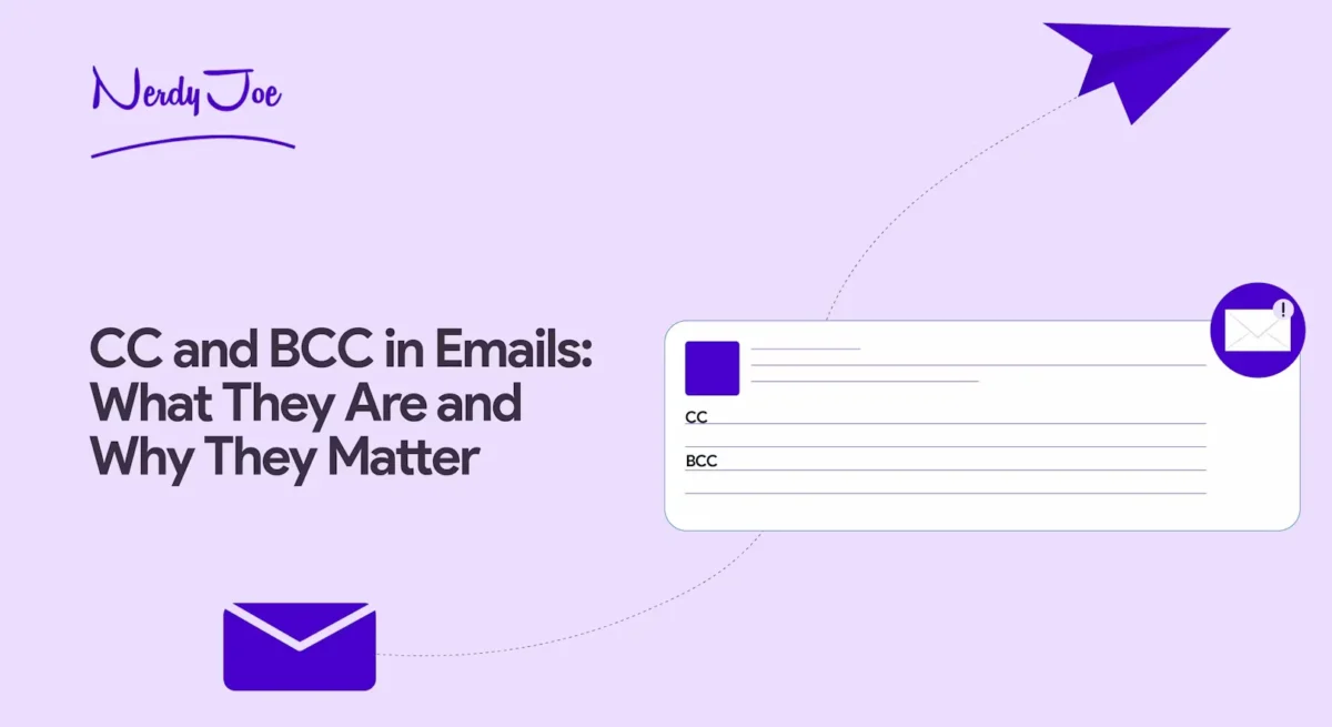 cc and bcc in email