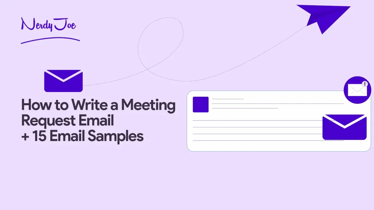 How to Write a Meeting Request Email